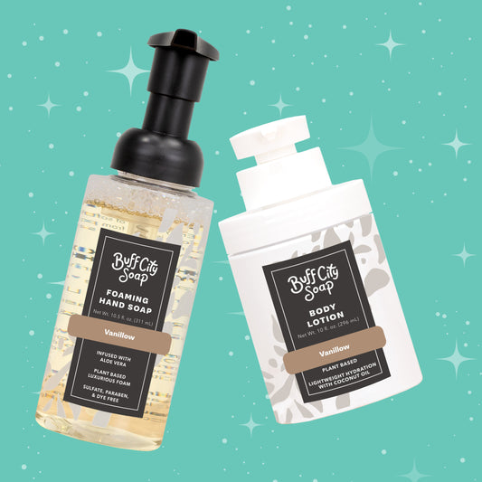 Vanillow Happy Hands Gift Set by Buff City Soap Supply, LLC