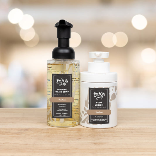 Vanillow Happy Hands Gift Set by Buff City Soap Supply, LLC